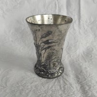 Чаша в стил  Secession WMF, снимка 1 - Антикварни и старинни предмети - 39047447