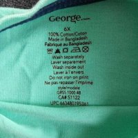 Детски тениски George+ сет къси дънки + тениска, снимка 3 - Детски тениски и потници - 28915888