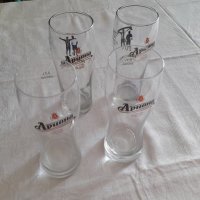 Стъклени чаши за бира, снимка 1 - Чаши - 43938354