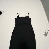 Черна къса рокля. , снимка 2 - Рокли - 44048071