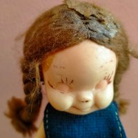 Стара Кукла 14 см, снимка 7 - Колекции - 40156630
