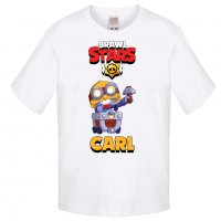 Детска тениска Carl Brawl Stars, снимка 1 - Детски тениски и потници - 32920119