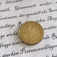 Монета - Германия - 10 пфенига | 1949г.; серия J, снимка 2 - Нумизматика и бонистика - 32307221