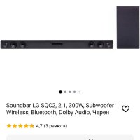 Soundbar LG -  2.1, 300W, Subwoofer Wireless, Bluetooth, Dolby Audio, Черен, снимка 12 - Аудиосистеми - 43899023