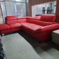 Комплект ъглов диван на Cotta "Driver" + табуретка внос от Германия., снимка 4 - Дивани и мека мебел - 43976663