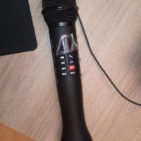 НОВ караоке микрофон с вграден високоговорител L-598, Bluetooth, 9W, снимка 1 - Микрофони - 33067033