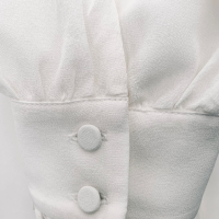Разкошна копринена риза/блуза цвят екрю ( айвъри), снимка 10 - Ризи - 44846261