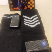 Затоплящи чорапи на батерии USB, черни, снимка 3 - Спортни дрехи, екипи - 43885402