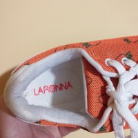 Дам.обувки/маратонки-"LARONNA"-№39-цвят-бяло+оранжево. Закупени от Германия., снимка 9 - Маратонки - 28246077