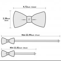 Папионка за костюм-коприна тип Pre-tied Bow tie, снимка 2 - Други - 37376059