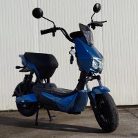 Електрически скутер YC-L в син цвят, снимка 2 - Мотоциклети и мототехника - 43701491