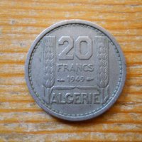 монети – Алжир, Либия, снимка 1 - Нумизматика и бонистика - 27064859