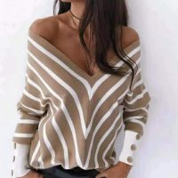 Ефектна блуза , снимка 1 - Блузи с дълъг ръкав и пуловери - 43715349