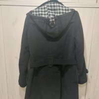 Дамско черно палто, снимка 1 - Палта, манта - 39364549