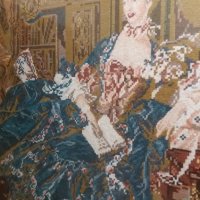 Вилеров гоблен "Мадам Помпадур", снимка 3 - Гоблени - 37168897