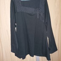 Макси памучна блуза, снимка 1 - Блузи с дълъг ръкав и пуловери - 40630093