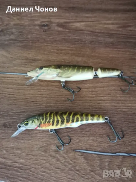 Щукарски воблери 13 см. и 11,5 см. , снимка 1