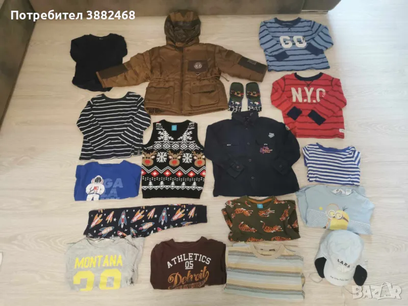 Дрешки за момче 98/104 лот всичките 5 снимки  40 лв, снимка 1