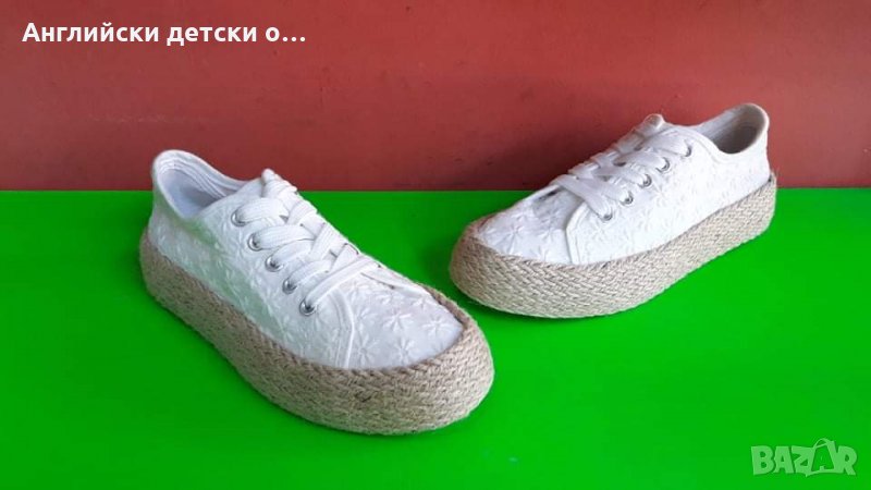 Английски детски еспадрили , снимка 1