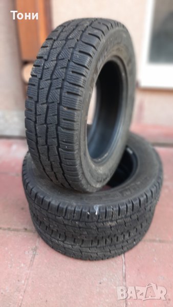 3 броя зимни гуми за бус 195 70 15 с Michelin 10mm , снимка 1