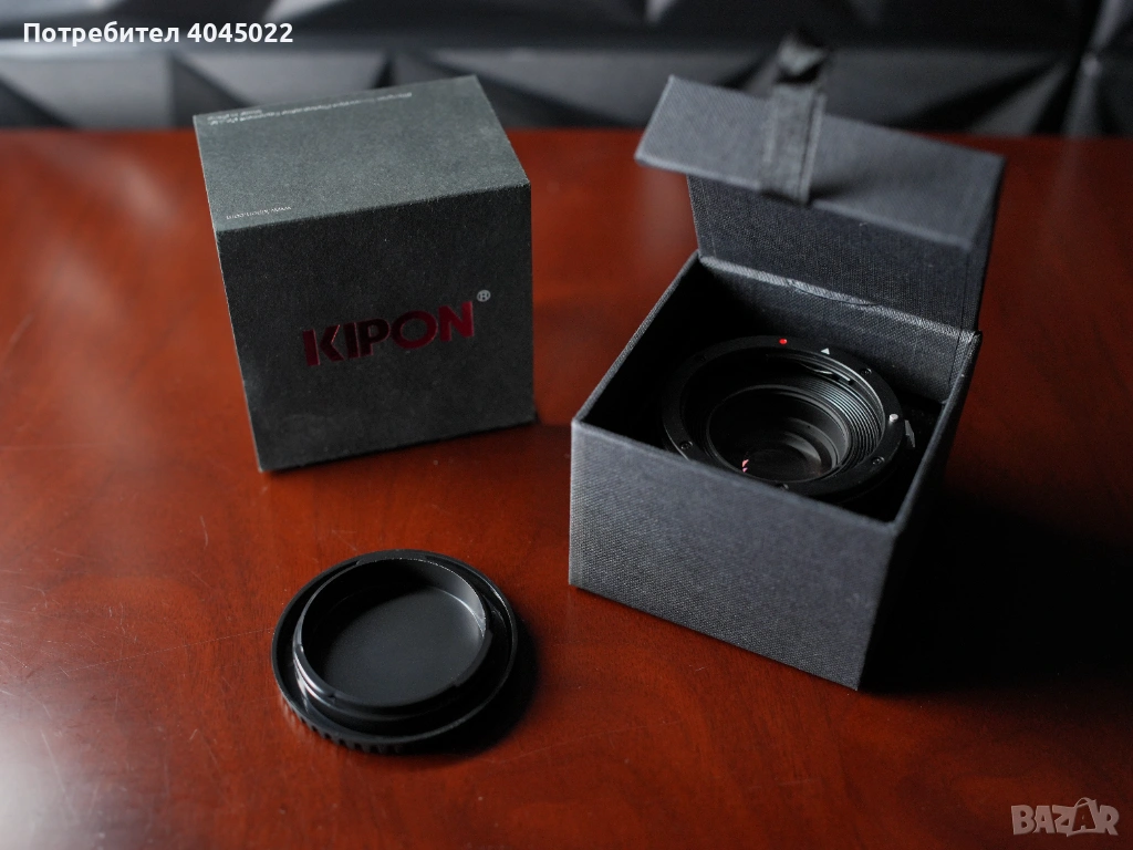 Speedbooster с автофокус Kipon за обективи Canon EF към Sony E (0.7x), снимка 1