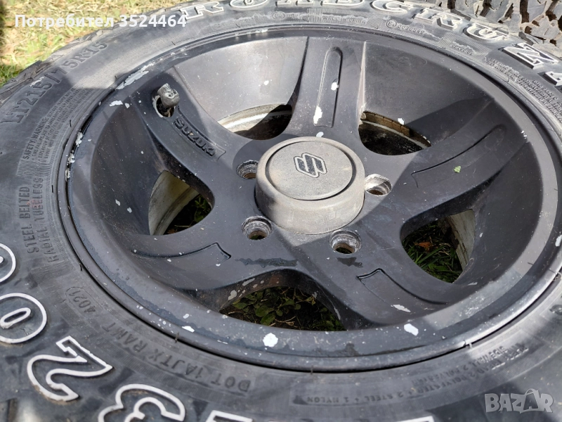 Джанти 5х139 7 R15 7j с гуми 215/75, снимка 1