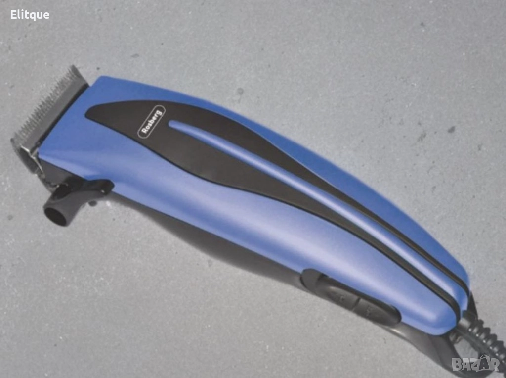 Машинка за подстригване Rosberg, 10W, Син/Жълт/Бял, снимка 1