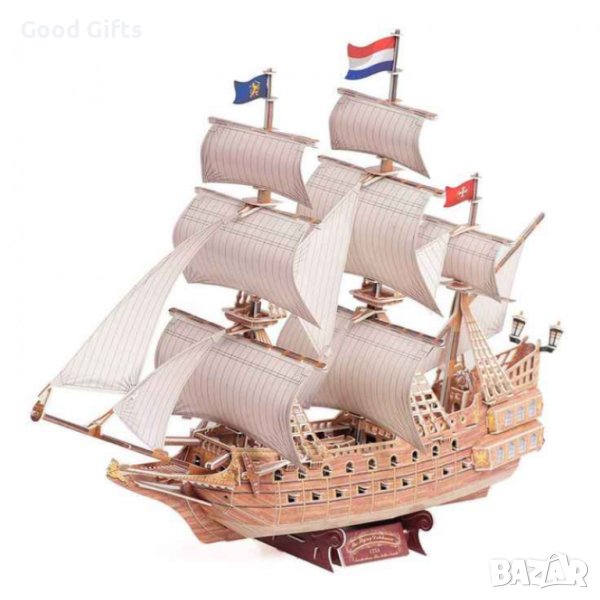 3D пъзел Макет на кораб Летящия Холандец, 229 части, снимка 1