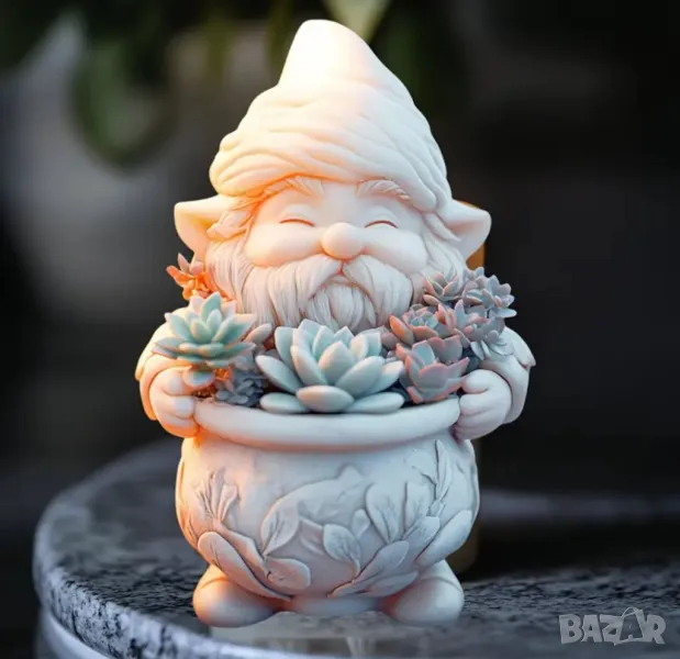 Молд кашпа гномче, снимка 1