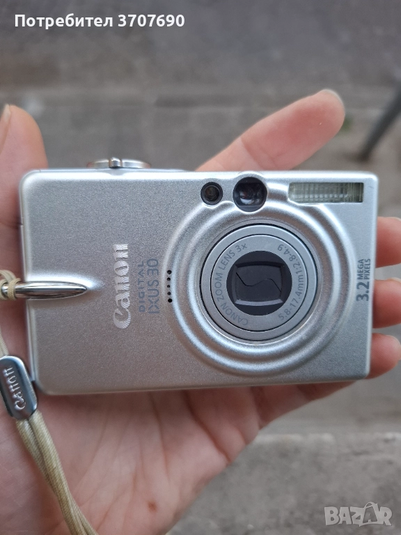 Компактен дигитален фотоапарат Canon Digital IXUS 30, снимка 1