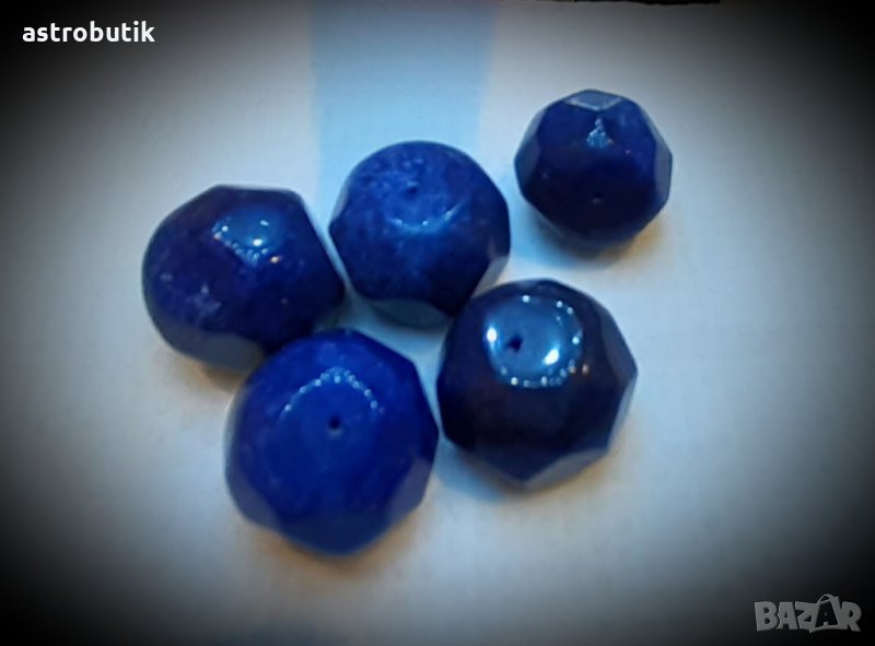 Мъниста естествен сапфир, снимка 1