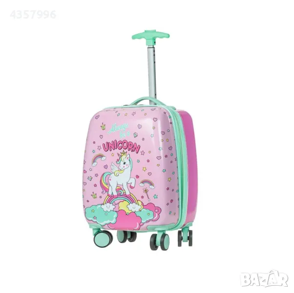 Куфар за деца, Еднорог, Розов, снимка 1