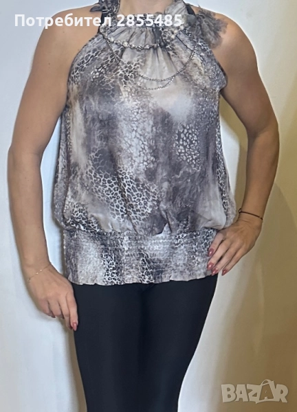  Блуза в животински принт, снимка 1