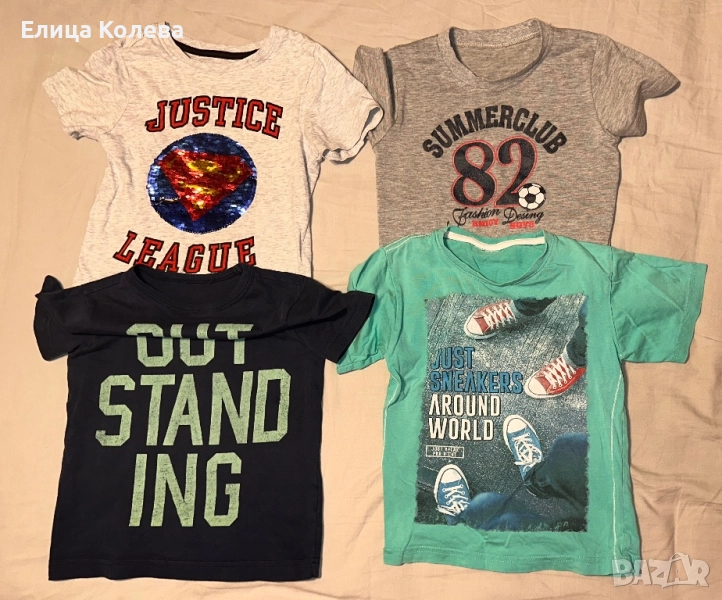 Лот тениски 110-116 см, снимка 1