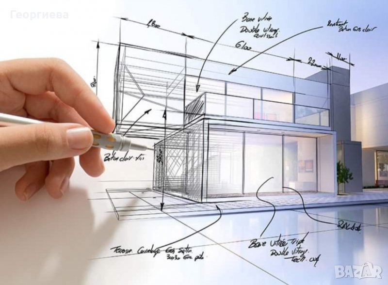 Изготвяне на чертежи на Autocad,Разпределение на къщи и апартаменти за продажба и Електро, снимка 1