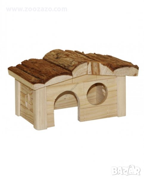 Дървена къщичка за Хамстери и Мишки 20 x 14 x 12 cм. - Модел: 84213, снимка 1