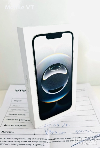 НОВ! iPhone 16e 128GB White Гаранция 24 Месеца!, снимка 1