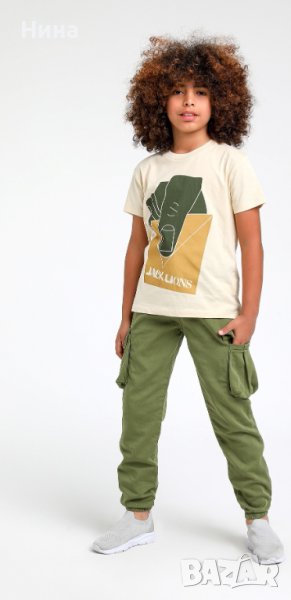 Карго панталон Jack Lions в зелено, снимка 1