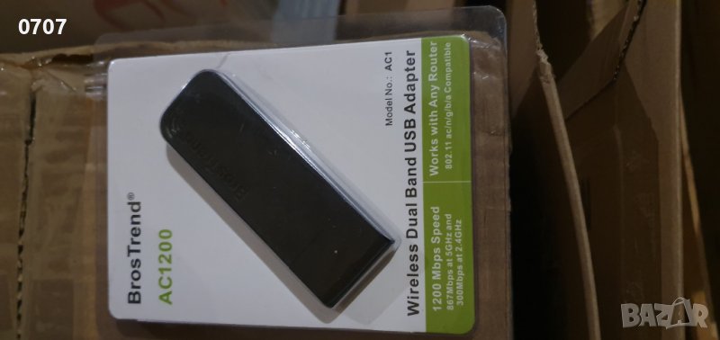 Безжичен двулентов  USBадаптер, снимка 1