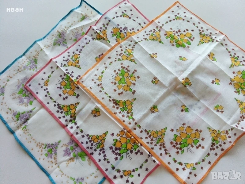 Стари,неупотребявани носни кърпи 2, снимка 1