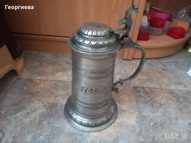 Халба оловно- цинкова, снимка 1