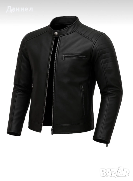 Мъжко кожено яке, снимка 1
