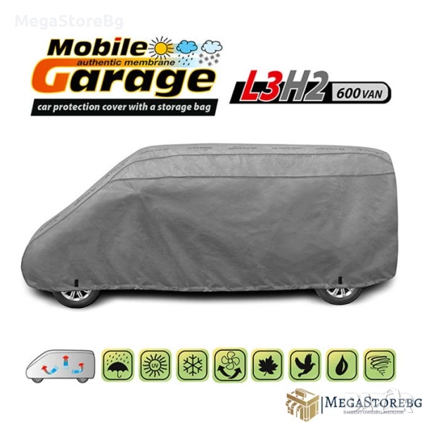 Покривало Kegel Mobile 600 VAN L3H2 сиво, снимка 1