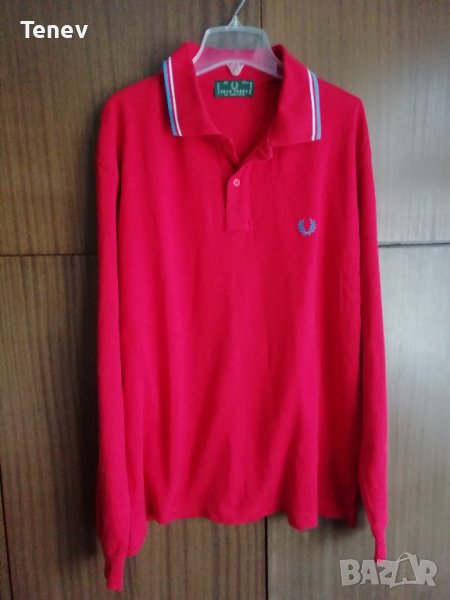 Fred Perry оригинална маркова мъжка блуза с дълъг ръкав XL/2XL, снимка 1