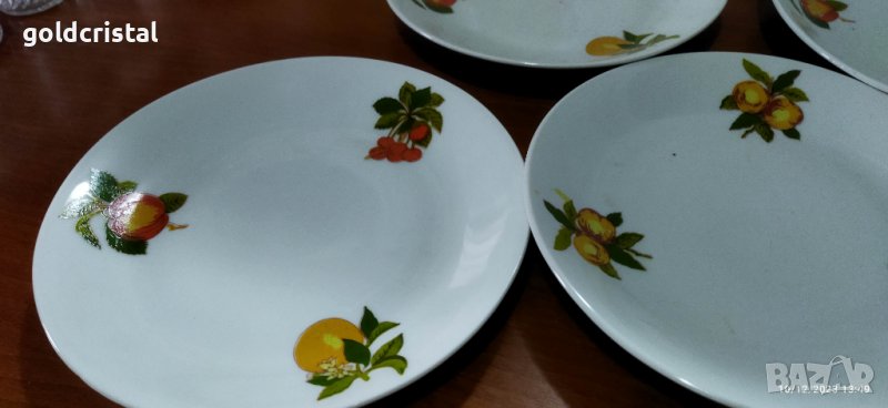 Стар български порцелан чинии , снимка 1