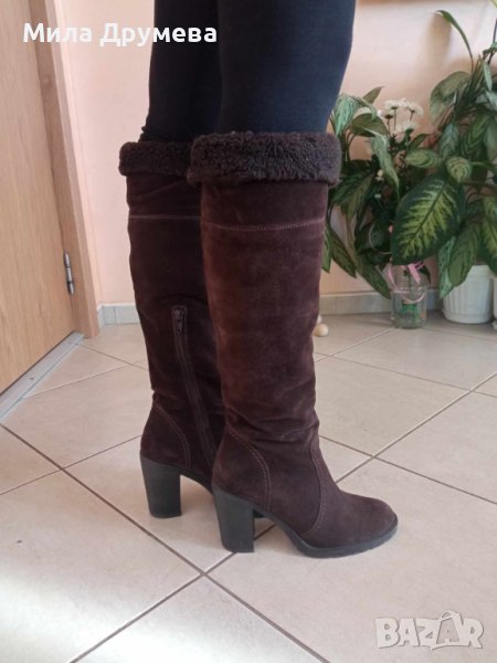 Ботуши от естествен велур, снимка 1