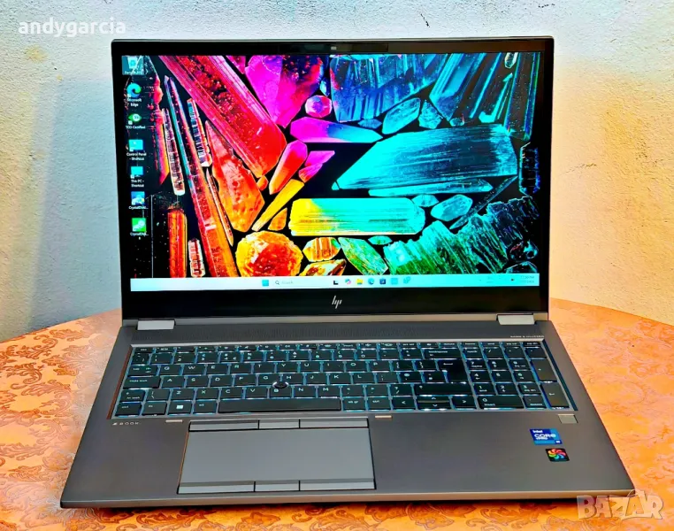 4К DreamColor 120hz/Intel Core i9-11950H/NVidia RTX A3000 6GB/32GB RAM/1TB SSD/HP ZBook Fury 15 G8, снимка 1