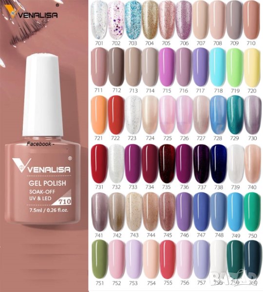 Venalisa VIP3 Нови 60 цвята гел лак серия ВИП 3, снимка 1