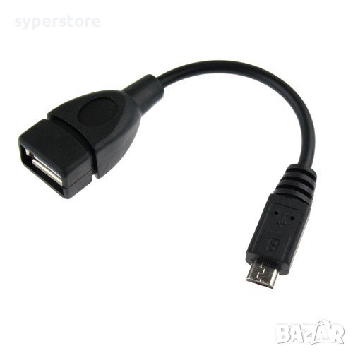 Преходник от Micro USB мъжко към USB женско Digital One SP00447 Кабел Micro USB M-USB F, снимка 1