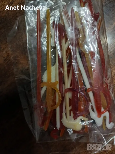 Клечки за хапки фигурални, разноцветни , снимка 1